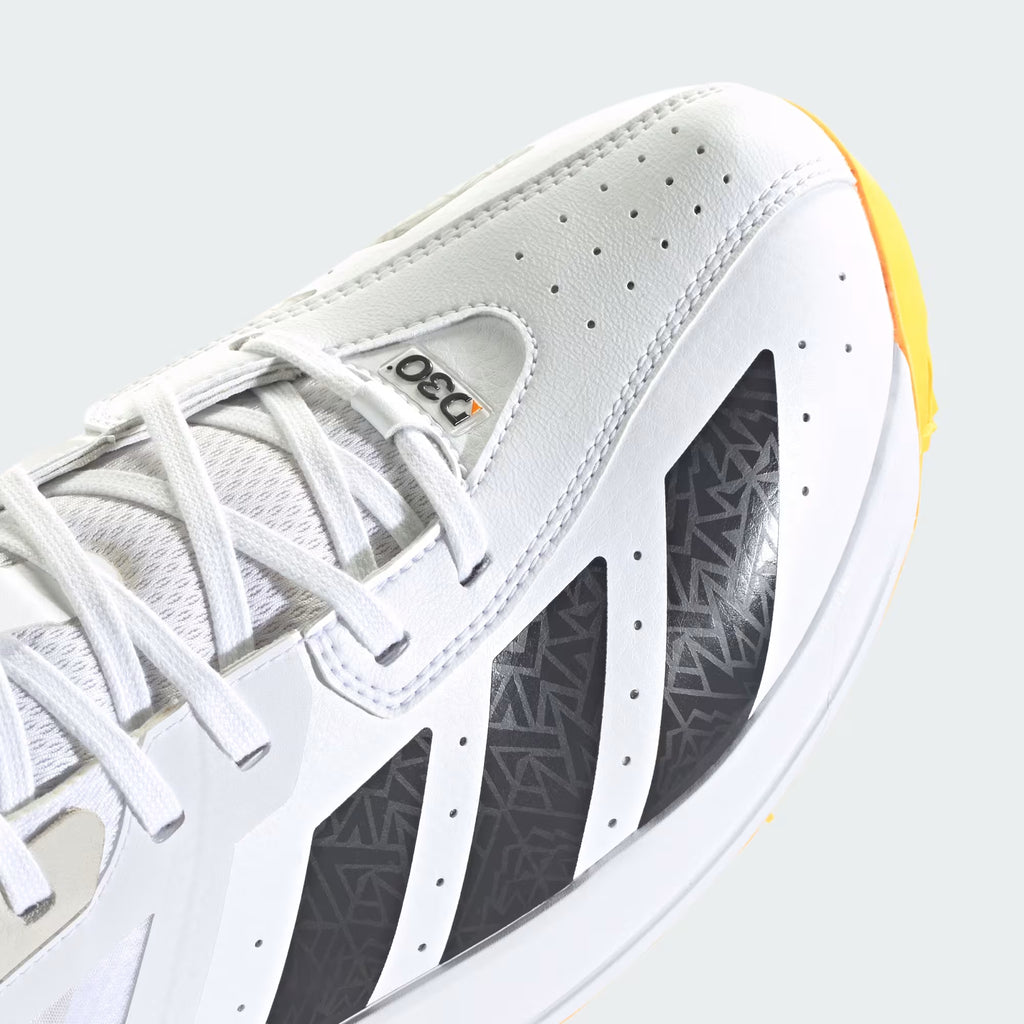 Adidas 22YDS Incurza Cricket Spike Shoes Cloud White / Aurora Onix / Core Black