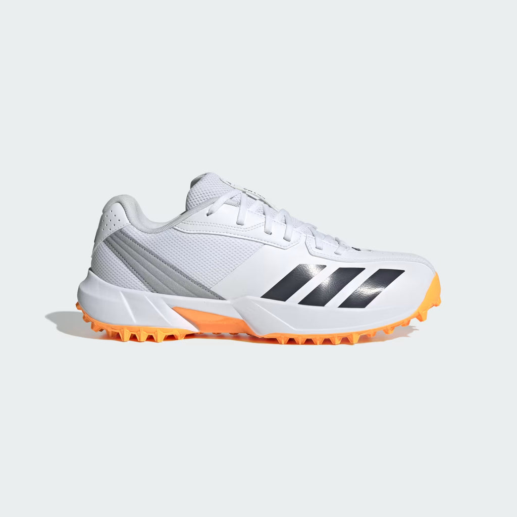 Adidas 22YDS Spikeless Cricket Shoes Cloud White / Aurora Onix / Lucid Tangerine