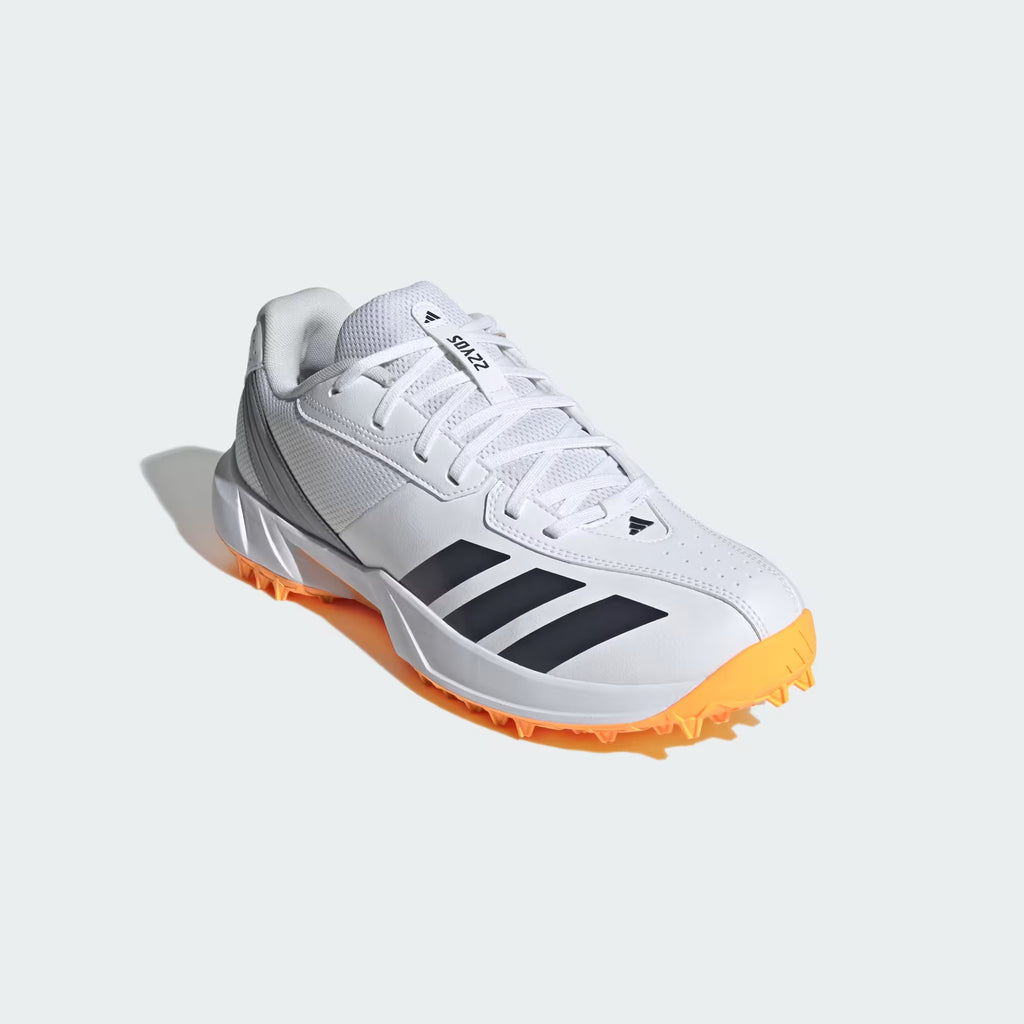 Adidas 22YDS Spikeless Cricket Shoes Cloud White / Aurora Onix / Lucid Tangerine