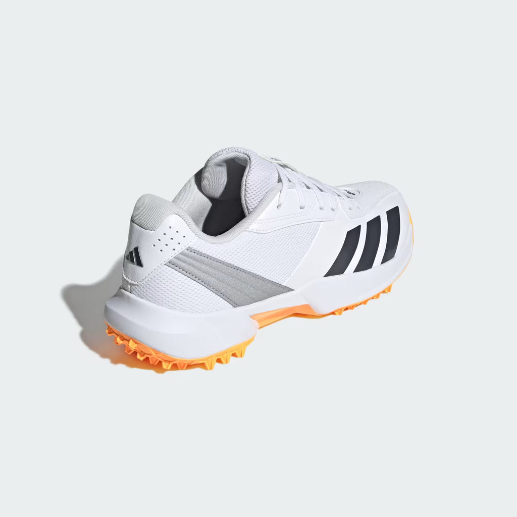 Adidas 22YDS Spikeless Cricket Shoes Cloud White / Aurora Onix / Lucid Tangerine