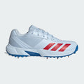 adidas 22YDS Spike Cricket Shoes Crystal Sky / Pure Ruby / Bright Royal