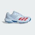 adidas 22YDS Spike Cricket Shoes Crystal Sky / Pure Ruby / Bright Royal