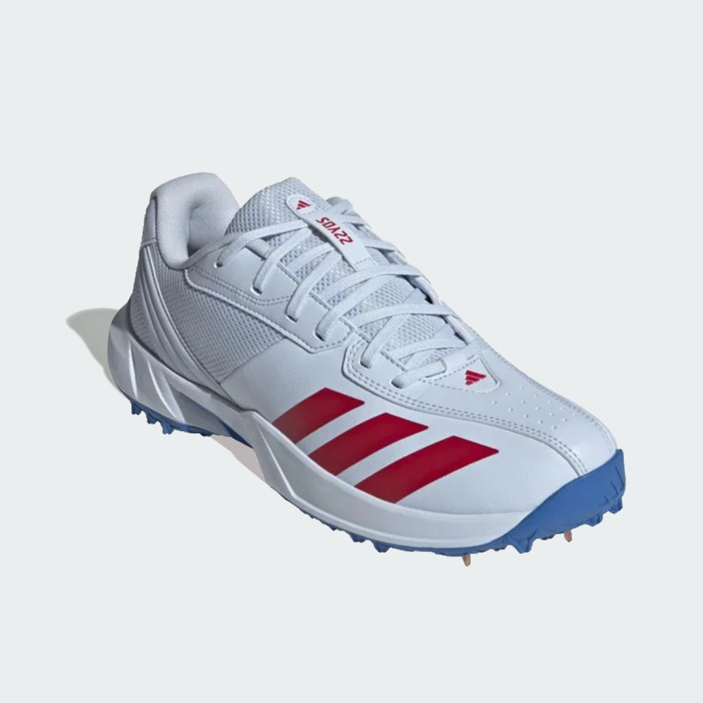 adidas 22YDS Spike Cricket Shoes Crystal Sky / Pure Ruby / Bright Royal