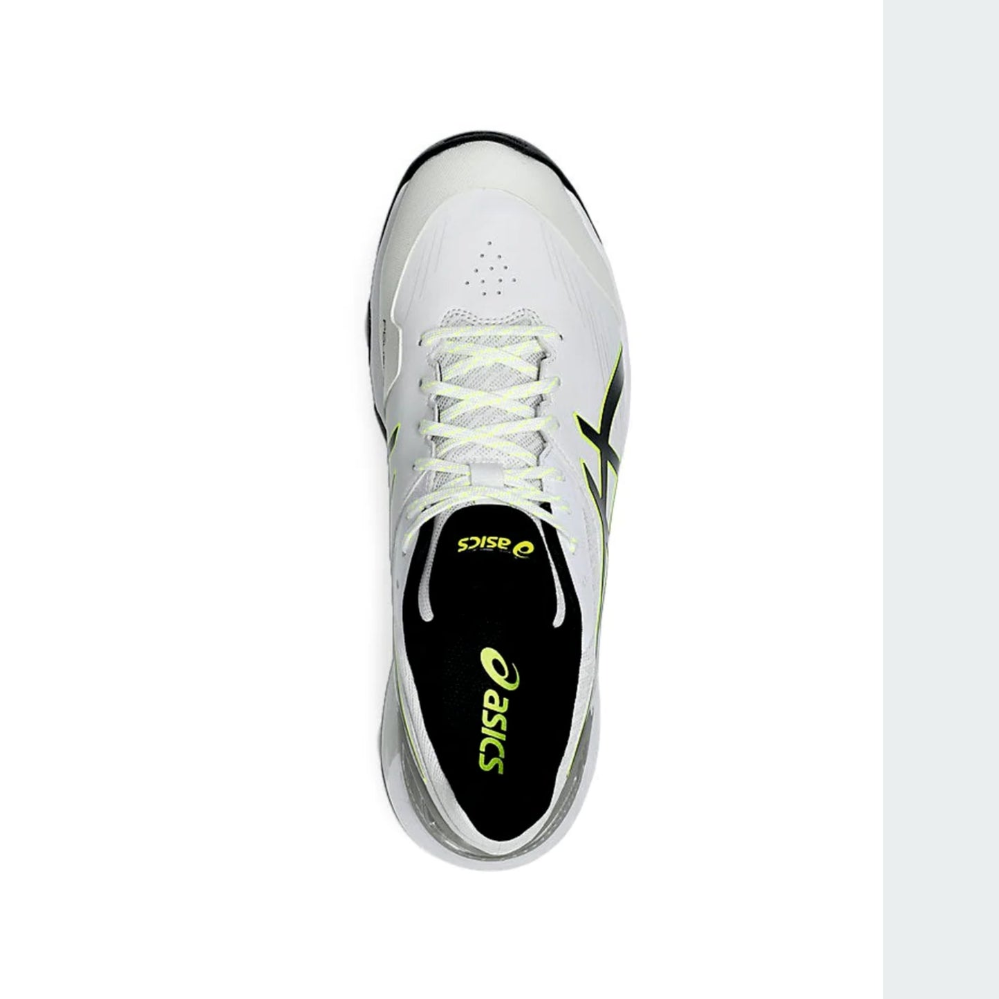 ASICS 350 Not Out FF – White / Black Cricket Shoes