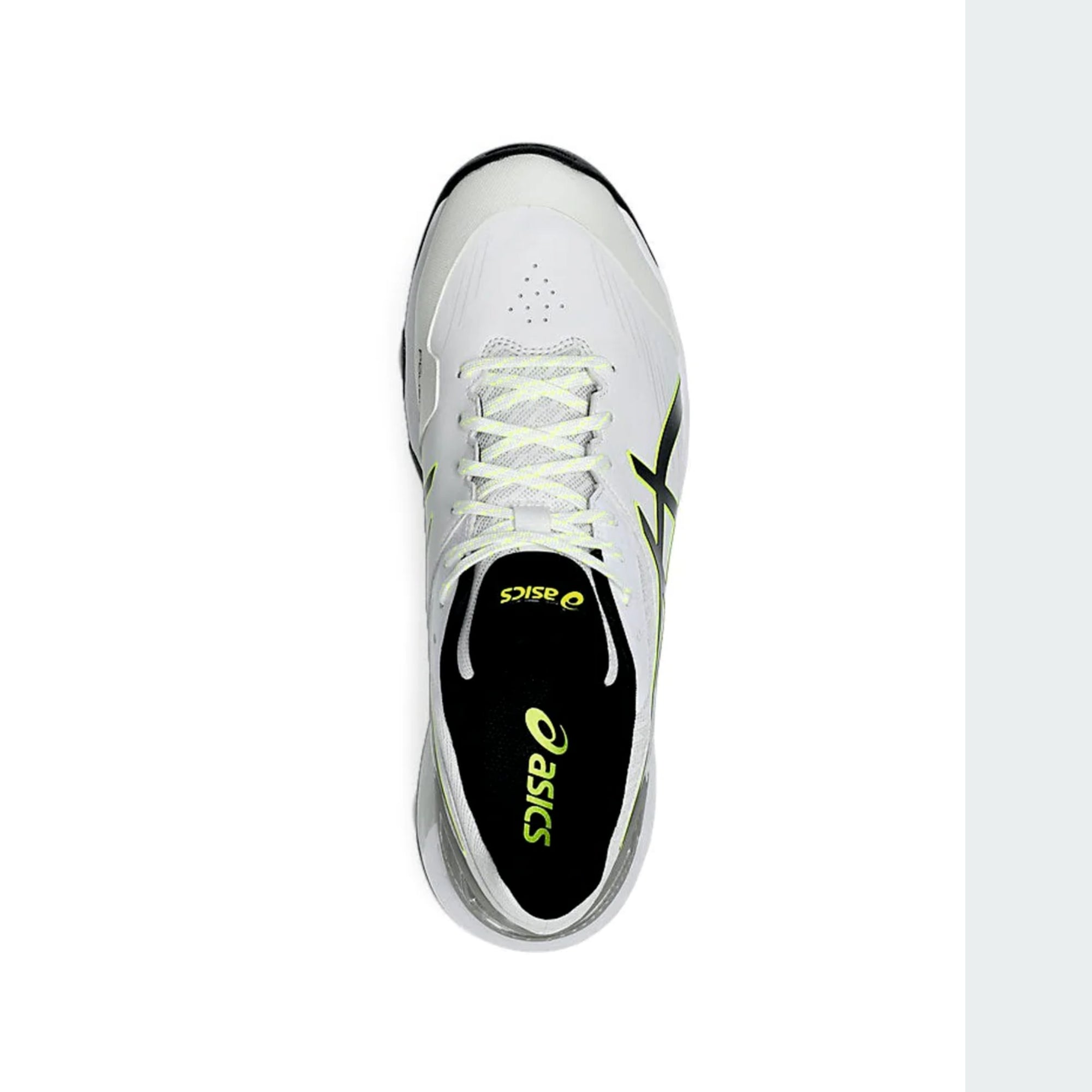 ASICS 350 Not Out FF – White / Black Cricket Shoes