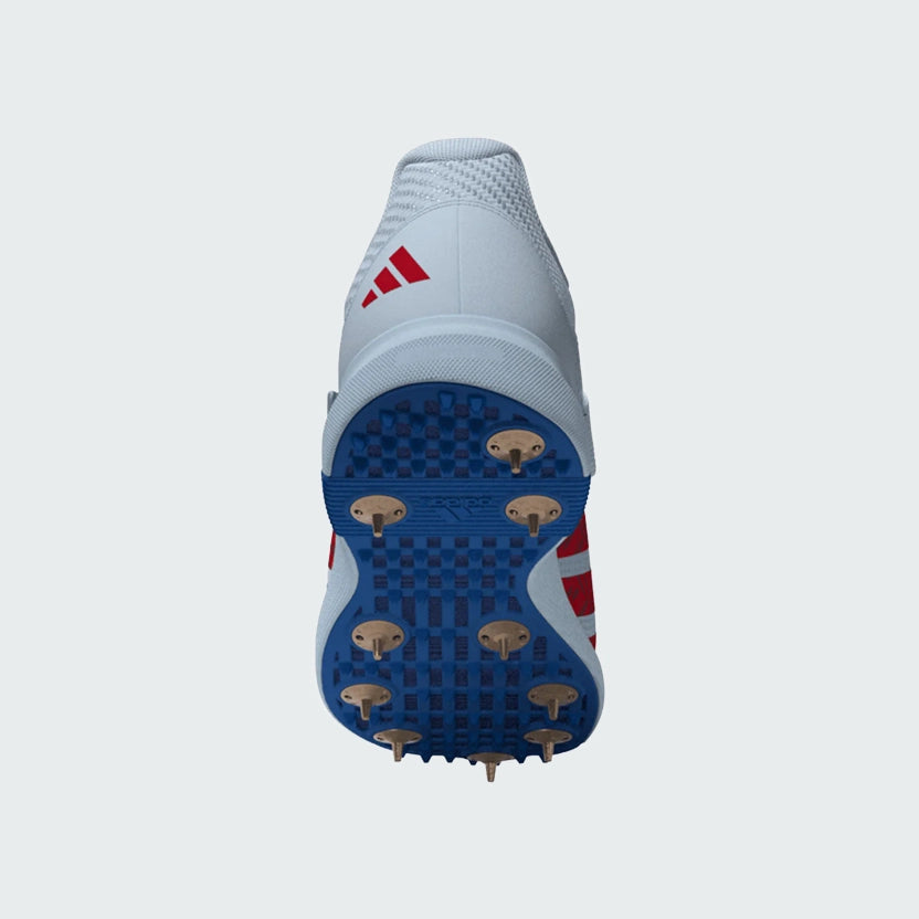 Adidas Adipower Incurza Cricket Spike Shoes Cloud White / Lucid Blue / Solar Red