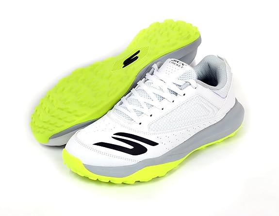 Skechers Cricket Elite – All-Rounder Rubber Cleat Edition White/Yellow