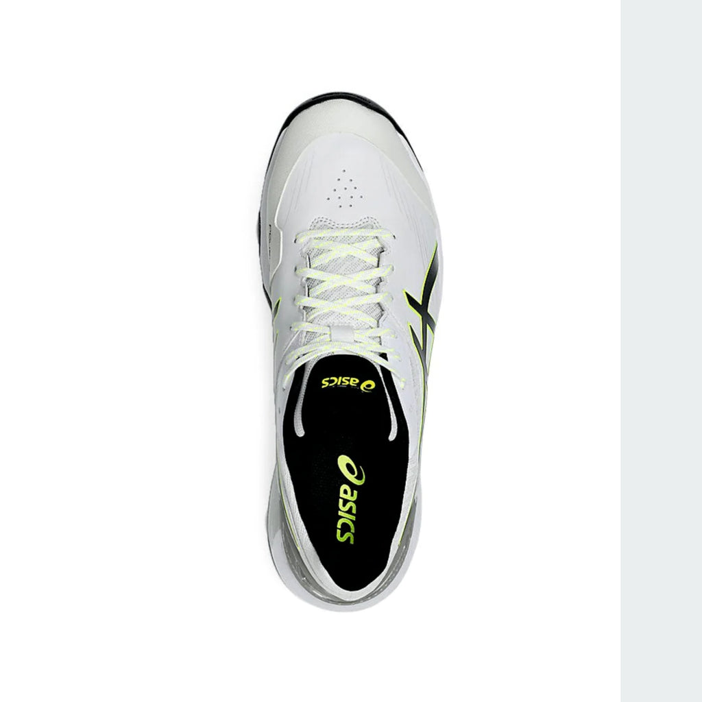 ASICS 350 Not Out OFF cricket spike shoes – front angle view