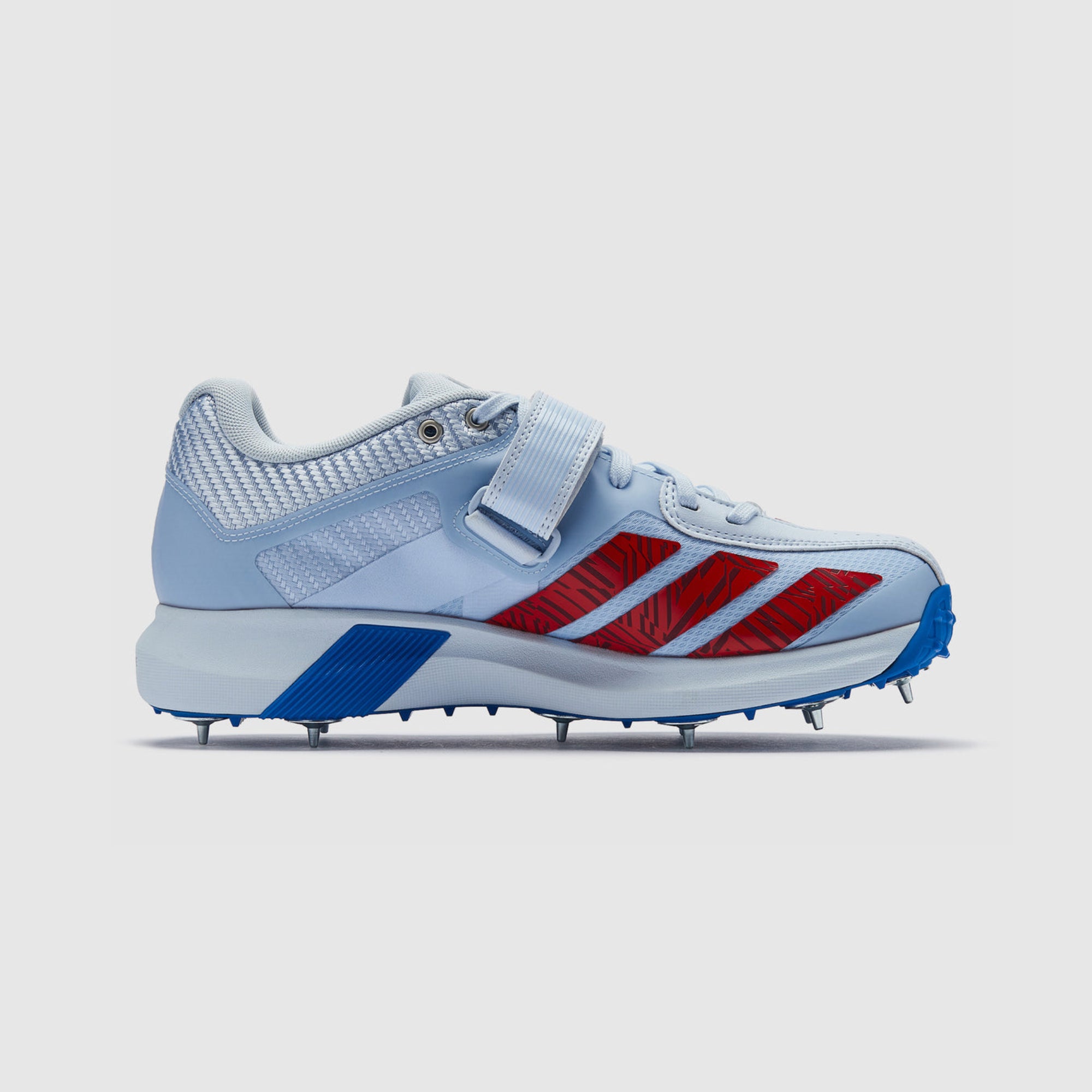 Adidas Adipower Incurza Cricket Spike Shoes Cloud White / Lucid Blue / Solar Red
