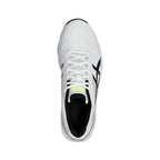 ASICS GEL‑100 NOT OUT Cricket Shoes – White / Black