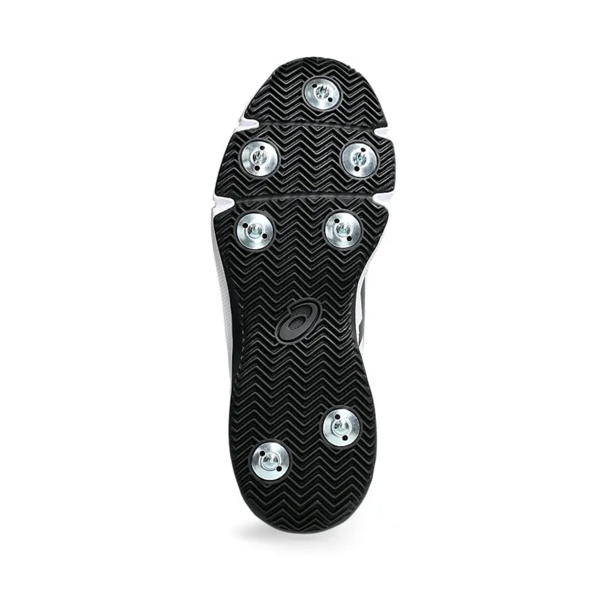 ASICS GEL‑100 NOT OUT Cricket Shoes – White / Black