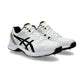 ASICS GEL‑100 NOT OUT Cricket Shoes – White / Black