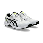 ASICS GEL‑100 NOT OUT Cricket Shoes – White / Black