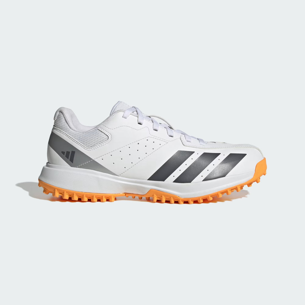 adidas Howzat Spikeless Cricket Shoes Cloud White / Aurora Onix / Lucid Tangerine