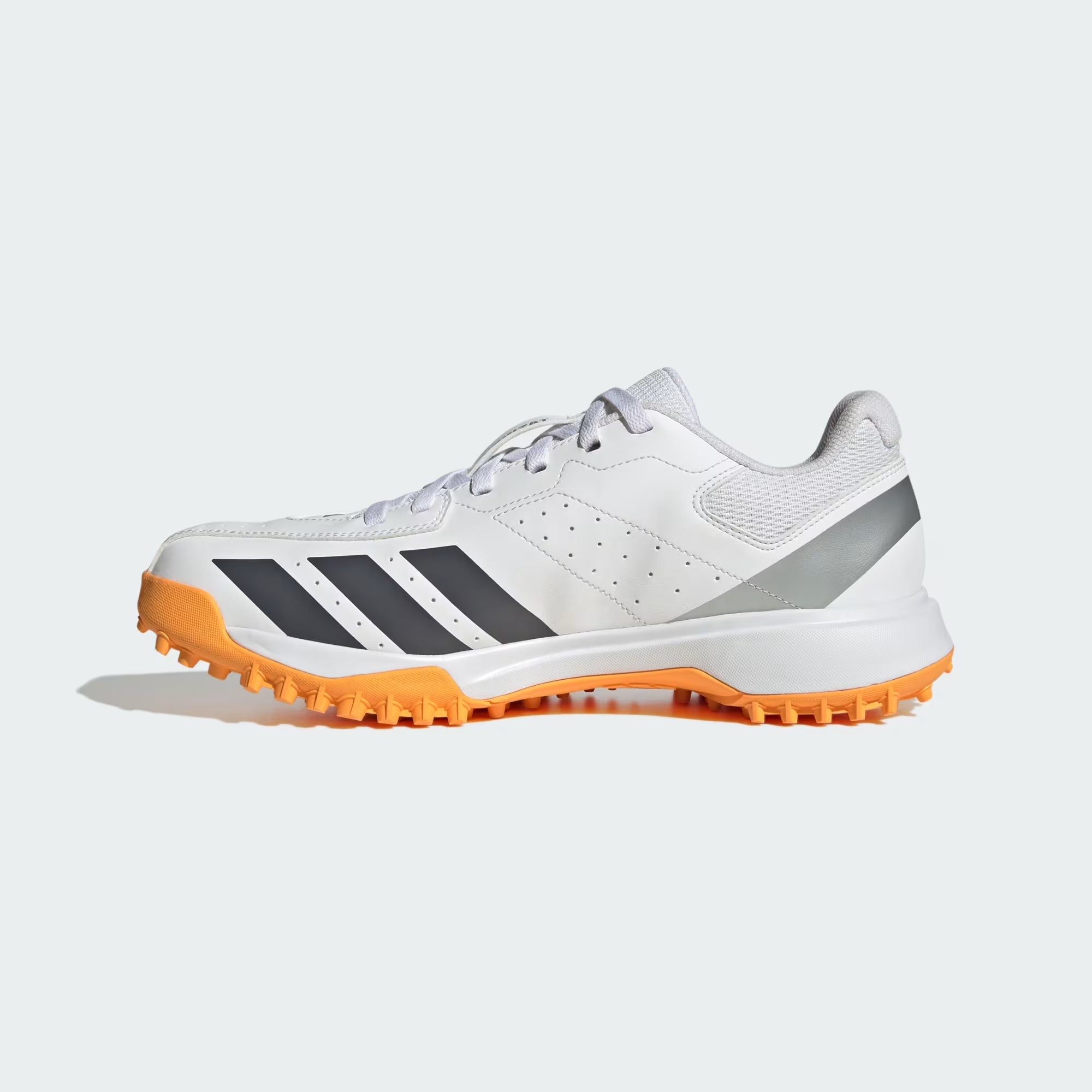 adidas Howzat Spikeless Cricket Shoes Cloud White / Aurora Onix / Lucid Tangerine