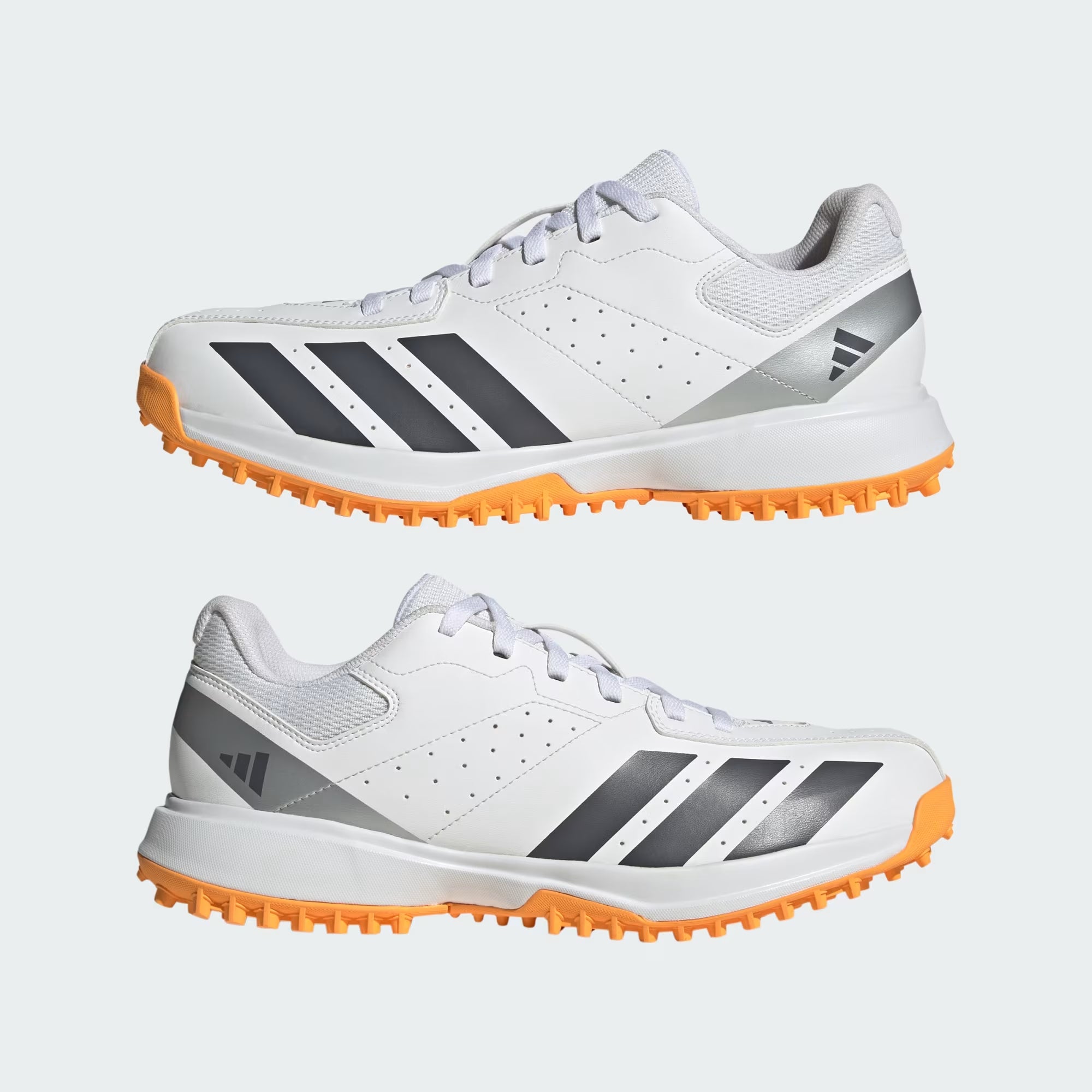adidas Howzat Spikeless Cricket Shoes Cloud White / Aurora Onix / Lucid Tangerine