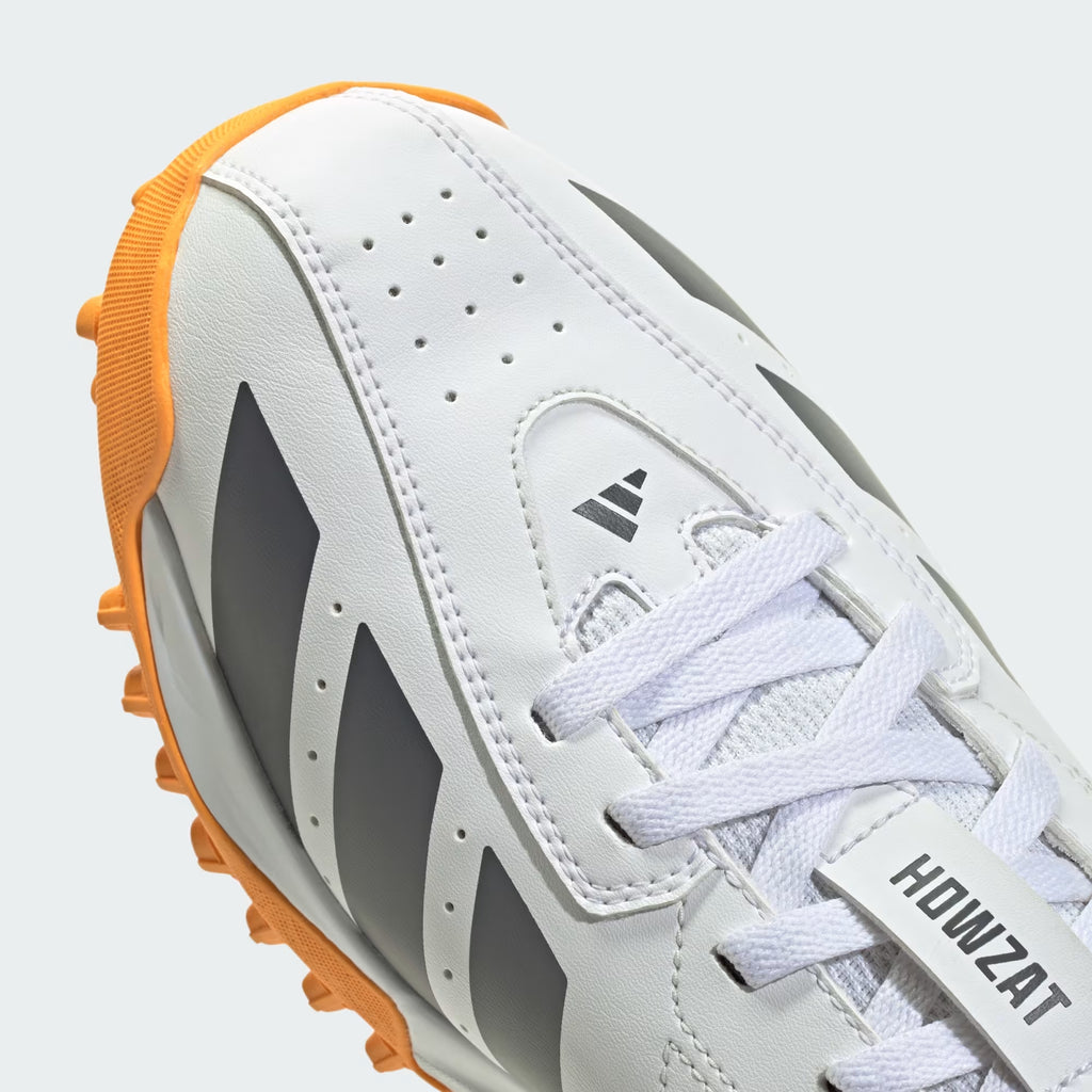 adidas Howzat Spikeless Cricket Shoes Cloud White / Aurora Onix / Lucid Tangerine